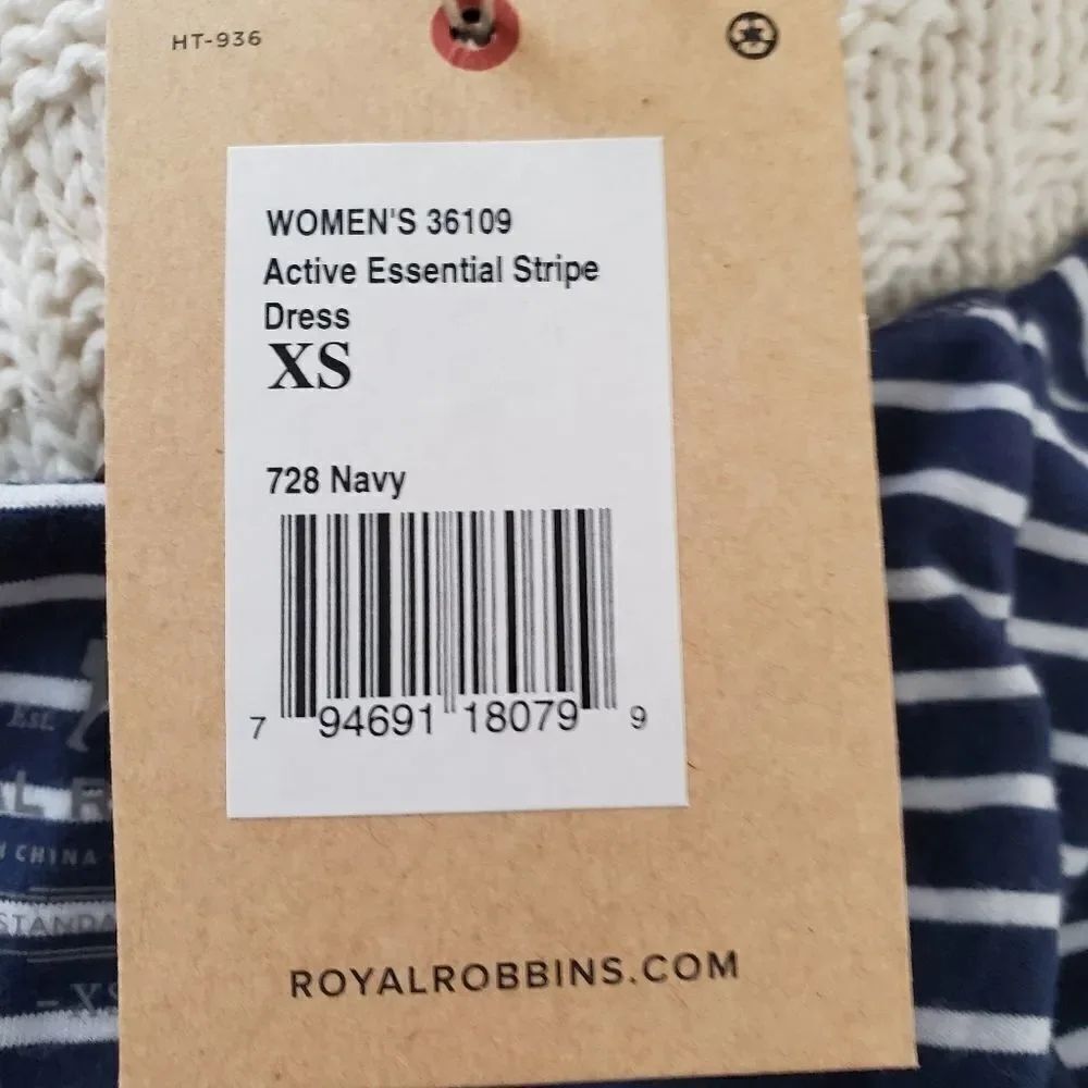 Royal Robbins Active Essentials Striped Dress - Picture 8 of 8